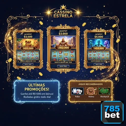 Promoções do cassino Estrela no site 785bet com jogos emocionantes e ofertas exclusivas.