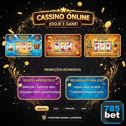 Jogadores explorando promoções de cassino online
