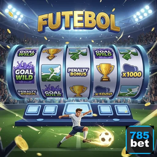 Imagem do jogo de slot de futebol da 785bet, com elementos de apostas e gráficos vibrantes.