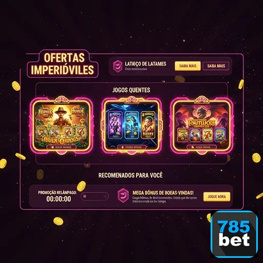 Ofertas imperdíveis em jogos na 785bet, aproveite as melhores promoções.