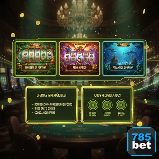 Imagem representativa dos serviços VIP de jogos da 785bet, oferecendo experiências exclusivas para usuários.